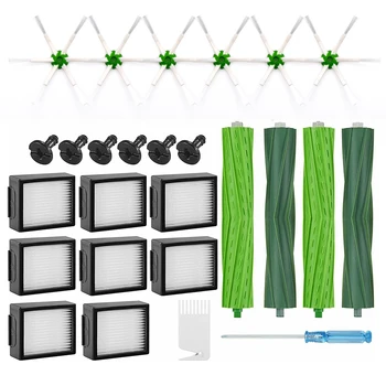 

Vacuum Cleaner Kit For IRobot Roomba I7 I7+/i7 Plus E5 E6 E7 Filters Brushes For IRobot Roomba I7 I7+ E5 E6 E7 Sweeper Accessor