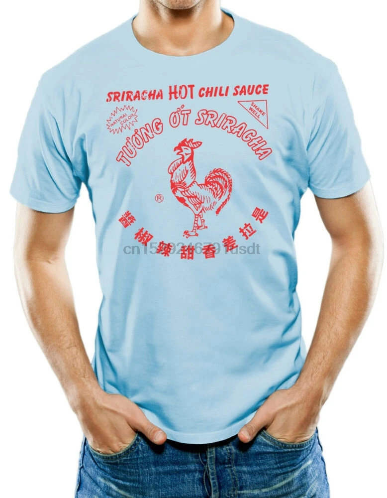 Sri Racha Sriracha Hot Chili Sauce Asian Cock T Shirt T Shirt T Shirts Aliexpress
