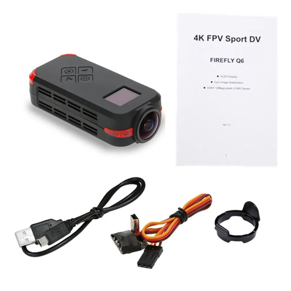 Hawkeye Firefly Q6 4K HD FPV воздушная Видеокамера 120 широкоугольная камера для ZMR250 QAV250 GoolRC 210