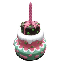 Экстра большой трехслойный торт цветной рисунок дети ручная роспись ручной работы цветной рисунок низкотемпературная керамика DIY Cerami