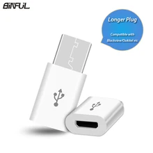 Адаптер для мобильного телефона длинный конвейер для Blackview Oukitel Doogee Leagoo usb type C Micro usb мини адаптер разъем Microusb