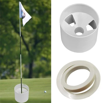 

Golf Training Aids Hole Cup Putting Trainer Golf Swinging Training Tool Backyard Practice Chipping Golf Putt Green Hole Cup Hot