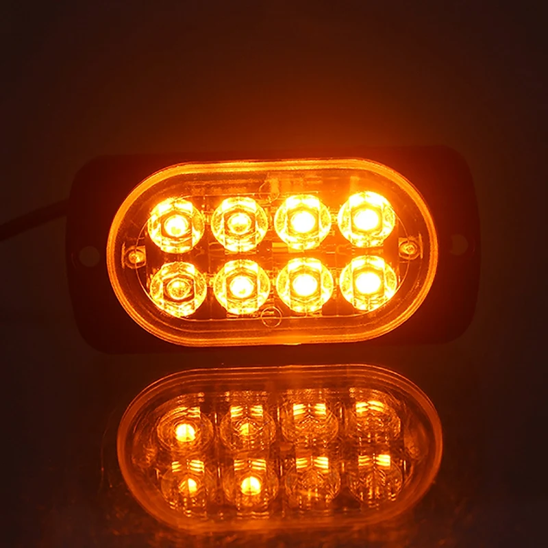 2 шт 8-светодиодной вспышкой для восстановления Предупреждение Strobe Авто срочности аварийного сигнала светильник тумана мигающий светильник