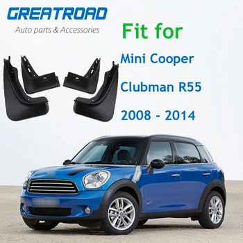 

Front Rear Mud Flap Flaps For Mini Cooper Clubman R55 2008 - 2014 Mudflaps Splash Guard 2009 2010 2011 2012 2013 Fender