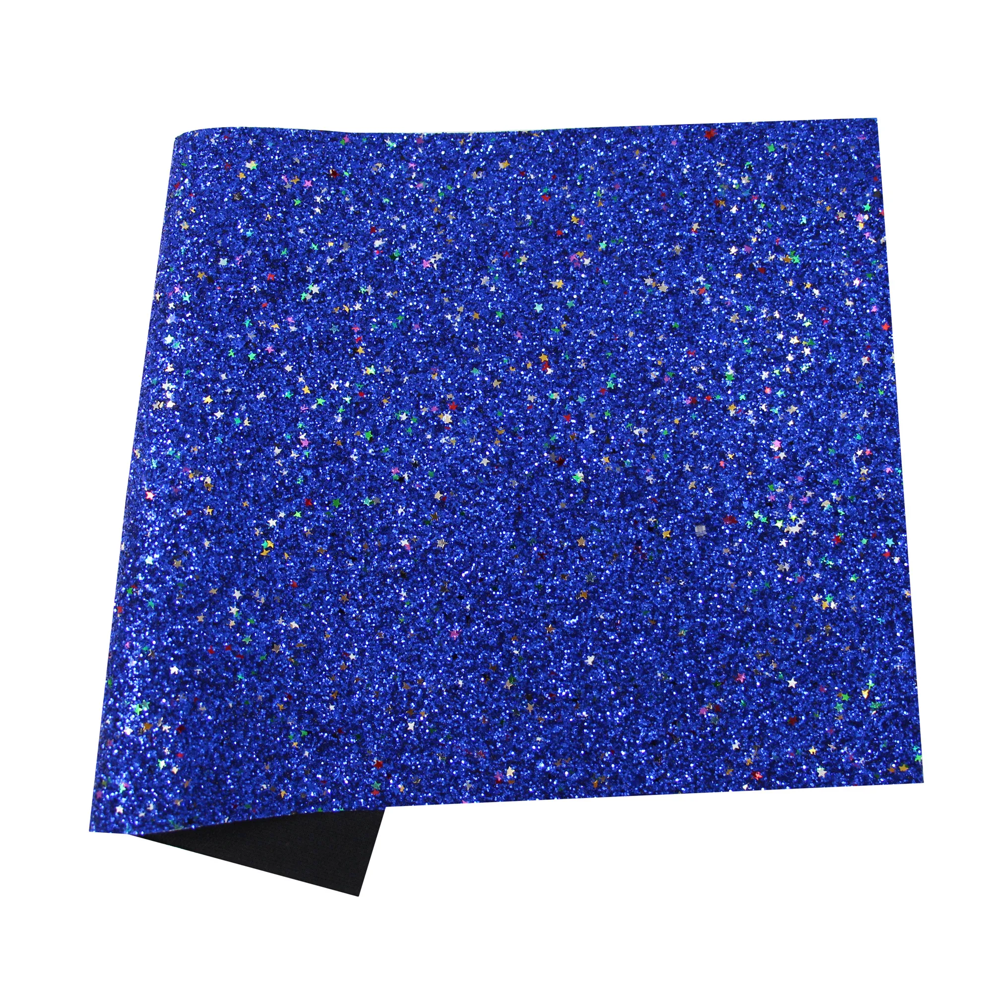 Q&N 11pcs 22*30cm Sparkly Glitter Fabric Blingbling star For Home Textile Shoe Sewing Patches DIY Hair Bow Accessories A2
