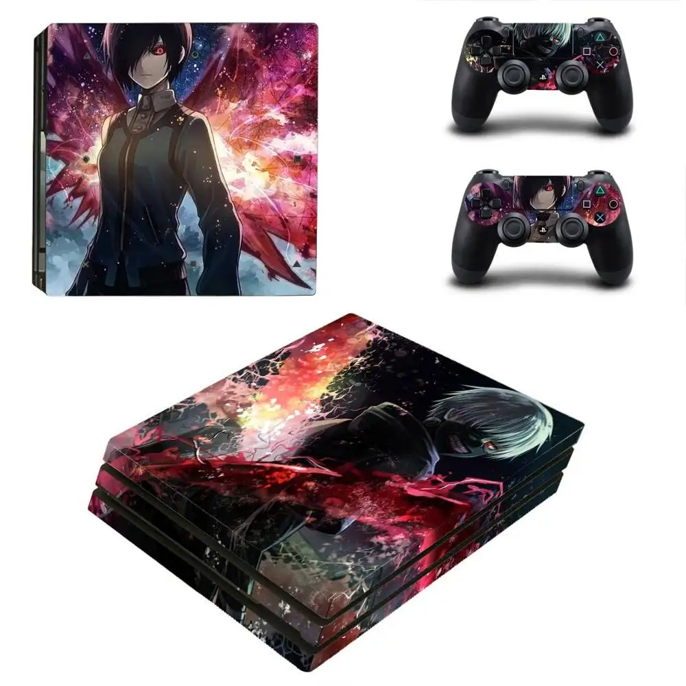 YSP4P-1117 Токийский вурдалак PS4 Pro наклейка s PS 4 Play station 4 Pro виниловые наклейки для playstation 4 Pro консоль и контроллер - Цвет: YSP4P-1117
