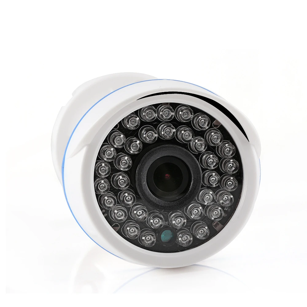 2PcsLot 4MP AHD Bullet Surveillance CCTV Camera Waterproof White Plastic Outdoor Night Vision 2MP 4MP Analog Security Cameras