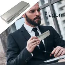 Портативная шкатулка хранения для сигарет чехол с колбой маленькая воронка Пищевой Держатель для сигары из нержавеющей стали