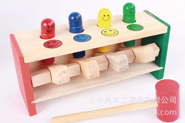 Beat Trapeze Beat Toy Piling Taiwan Beat Trapeze-Click Pile Music Wooden Educational Toys