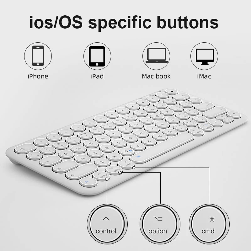 Бесшумный мини игровой набор мышь клавиатура комбо Bluetooth беспроводная комплект