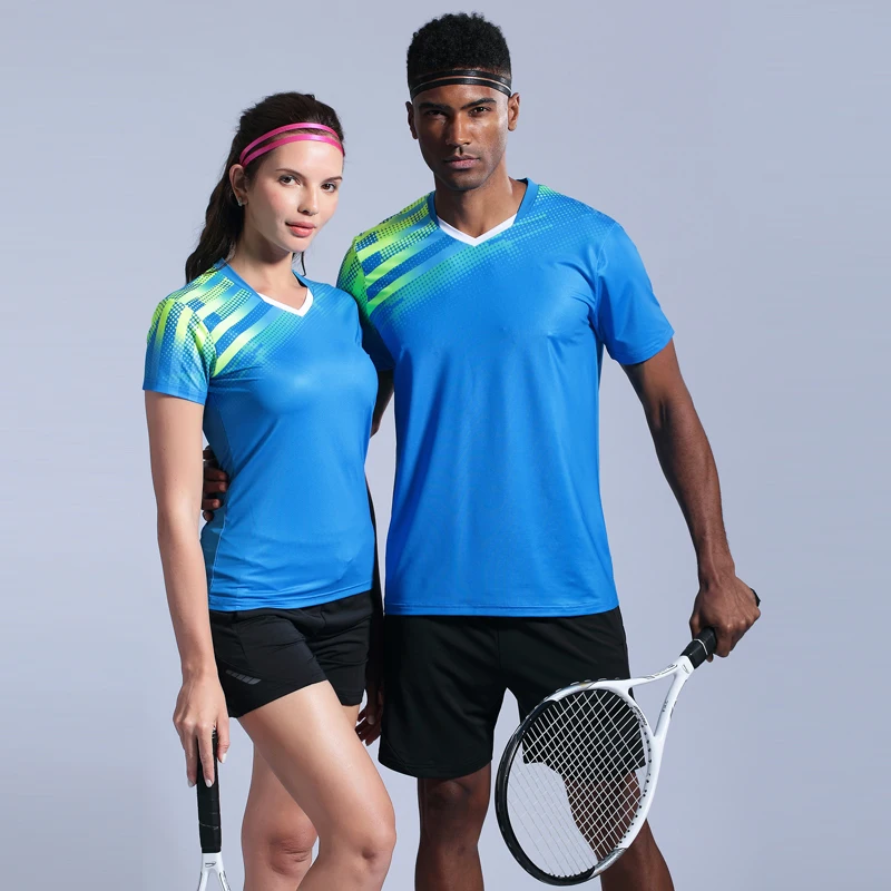 New Badminton Clothes Men  Sport Shirt Tennis Wear  Tennis Sets  Quick Dry Fitness Training Badminto