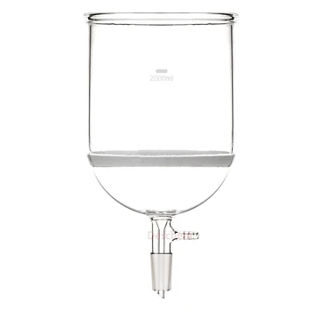 

2000ml 24/40 Glass Buchner Funnel 2L Lab Suction Core Coarse Filter Vacuum Filtration Hose Adapter Büchner