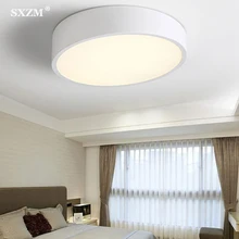 Современный геометрический светодиодный потолочный светильник круглый домашний декор спальня светильник потолочное освещение в коридоре