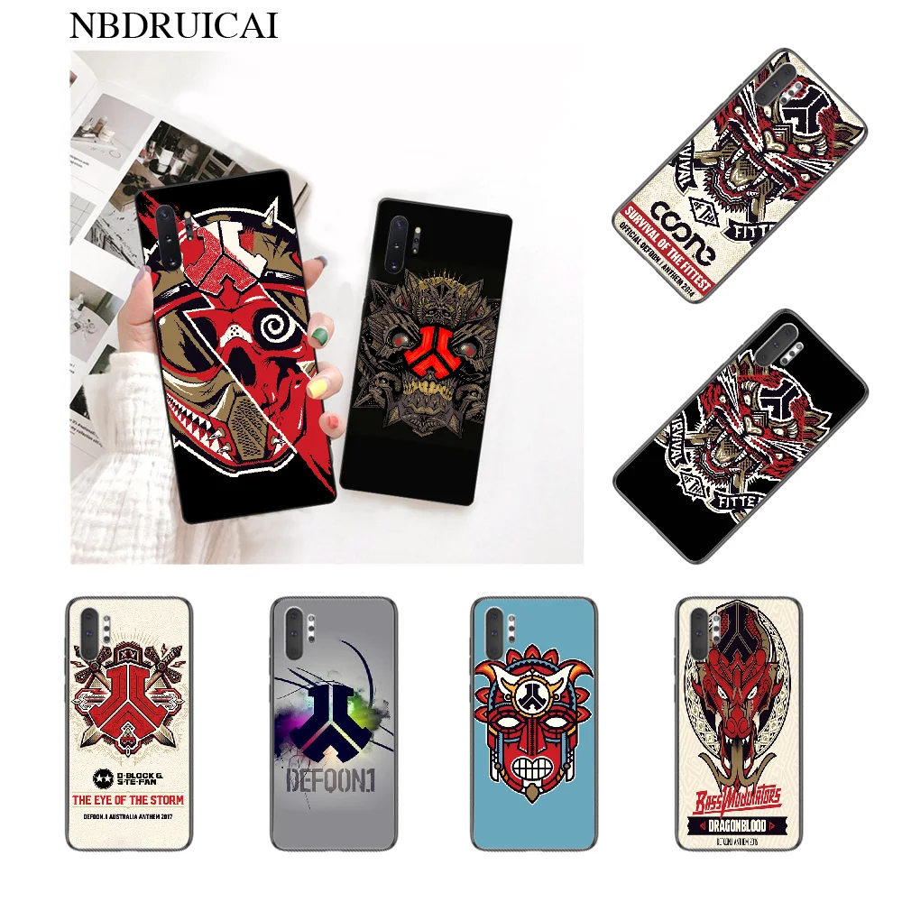 NBDRUICAI defqon 1 ТПУ Мягкий силиконовый чехол для телефона Samsung Note 3 4 5 7 8 9 10 pro M10 20 30 |