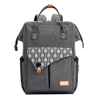 

Lekebaby Nappy Changing Bag Backpack Fashion Mummy Maternity Nappy Bag Large Capacity Nappy Bag