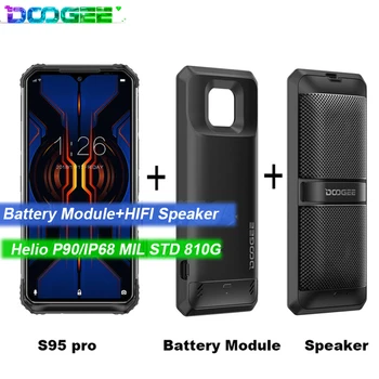 DOOGEE S95 Pro Android 9 Mobile Phone IP68/IP69K 6.3inch Display 5150mAh Octa Core 8GB 128GB Modular Rugged Mobilephones 48MP