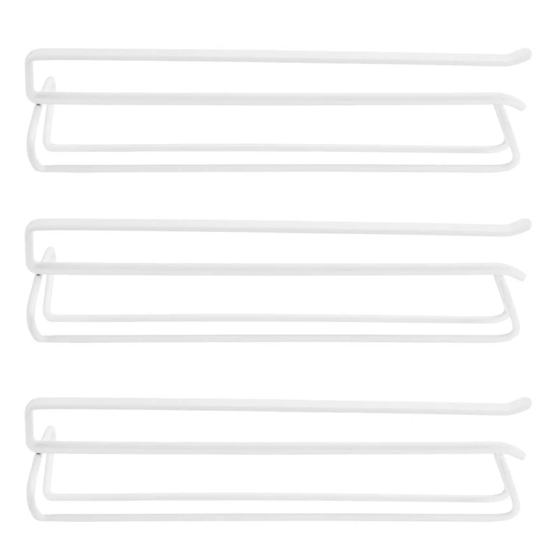 

Wine Glass Rack, Under Cabinet Stemware Holder Metal White Under Shelf Wine Glasses Rack for Bar Kitchen, Pack Of 3