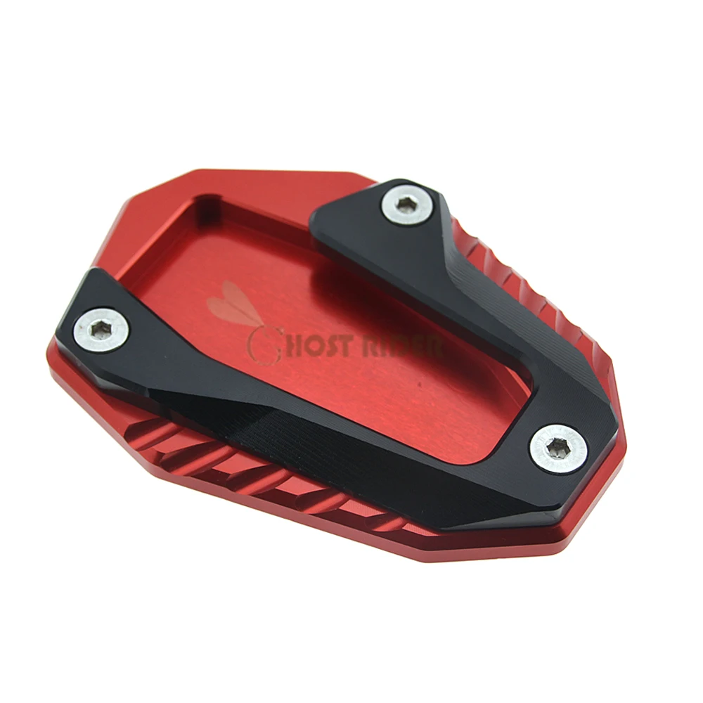 red Для Ducati Monster 696 795 796 821 Hypermotard 821 939 Supersport Moto CNC боковая Удлиняющая Накладка для ног - Цвет: red