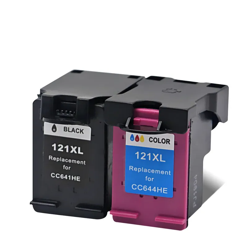 Чернильный картридж для 121 XL HP121 HP121XL 121XL CC641HE с чернилами hp Deskjet F2430 F2476 F2480 F2488 F2492 все-в-одном струйном принтере - Цвет: 1SET 2PCS