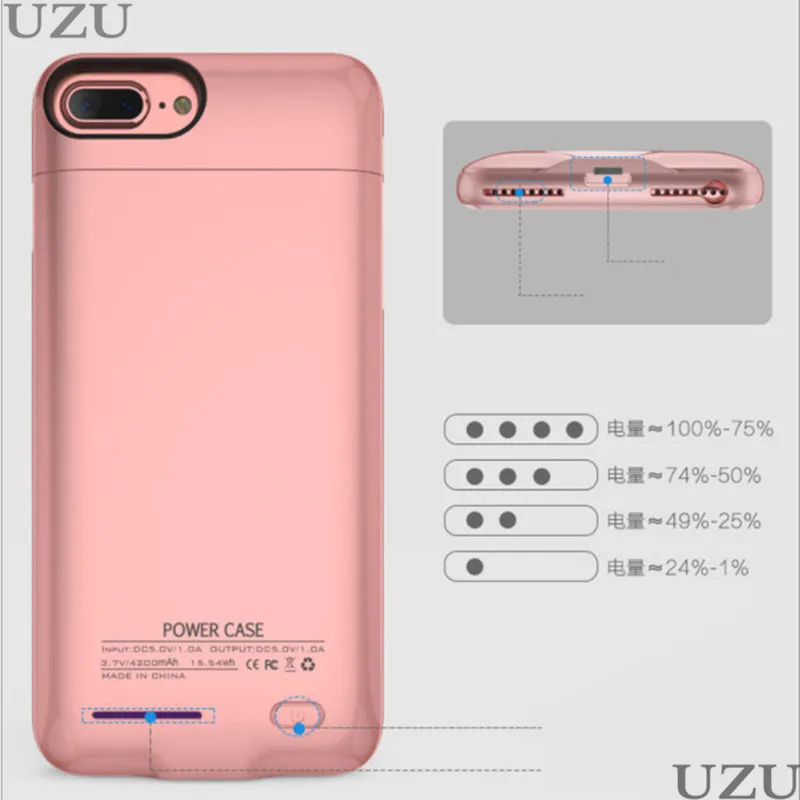 3000 мАч подставка держатель зарядное устройство чехол для iphone 6 6s 7 8 внешняя Магнитная Беспроводная зарядка для iphone 6 6s 7 8 роскошный 2 в 1