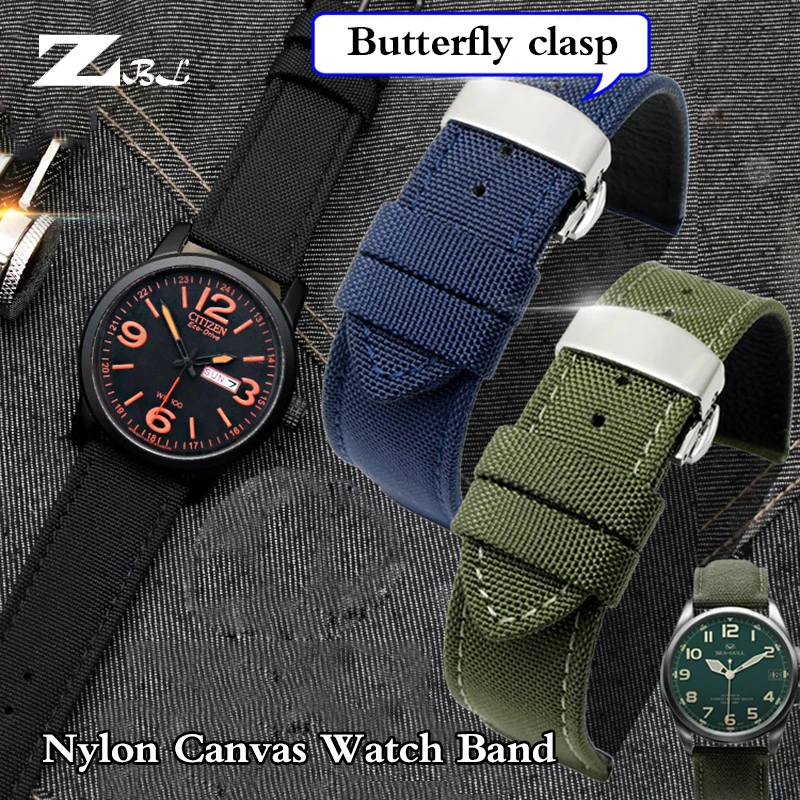 Canvas Leather Watch Accessories | Tissot Watch Strap Leather 23mm -  Leather Watch - Aliexpress