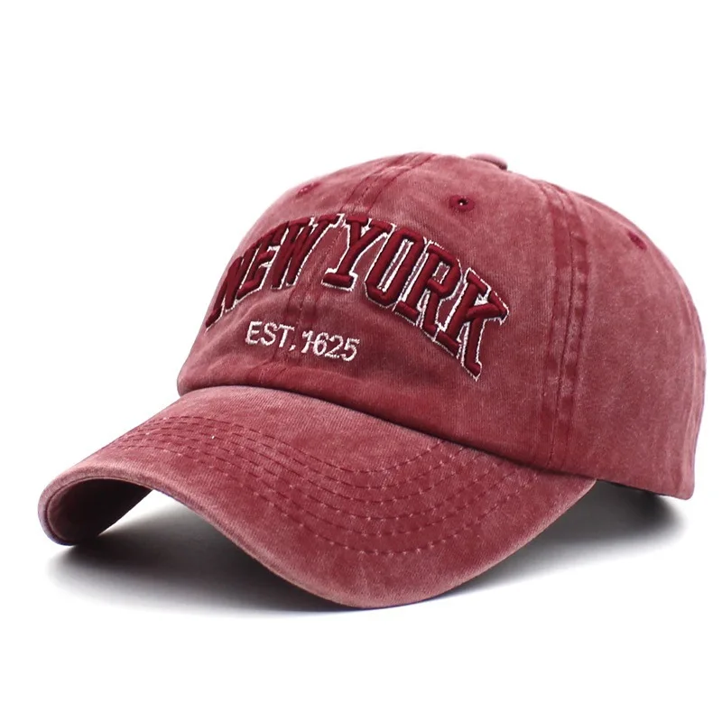 baseball cap letters embroidered curved eaves cap Chaozhou brand sunshade cap for men and women couples duck tongue cap