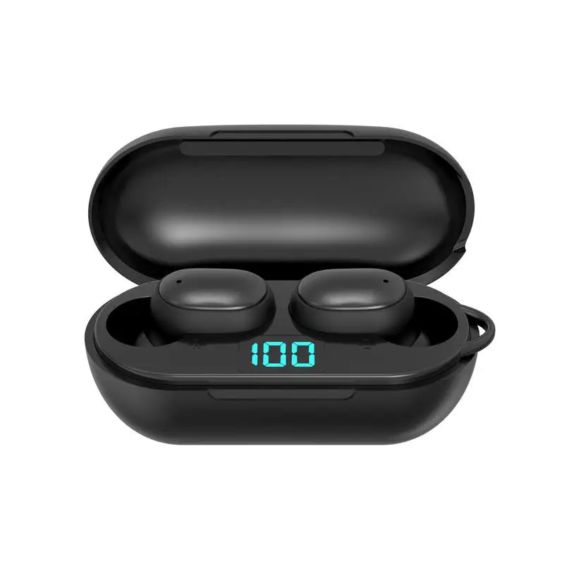 H6 TWS мини беспроводные Bluetooth V5.0 наушники водонепроницаемый светодиодный цифровой дисплей с микрофоном для Xiaomi iPhone huawei samsung