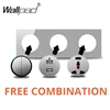 Wallpad  L6 Grey 1 2 3 4 Gang 1 Way 2 Way Wall Light Switch 20A 45A DP 2P Button For Waterheator AC DIY Free Combination ► Photo 2/5