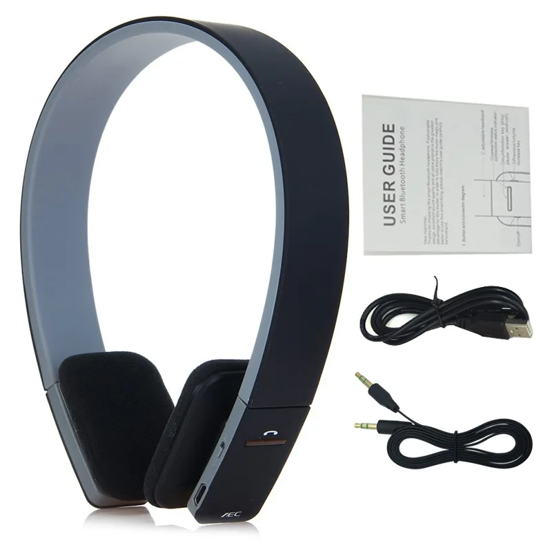 Headphone Wireless Earphone Smart Bluetooth V4.1 EDR Headset With MIC Support 3.5mm Stereo Audio Support Handsfree