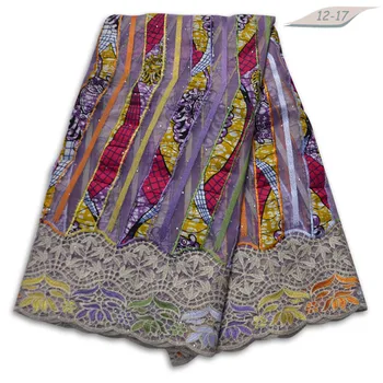 

New French Milk Silk Net Lace Fabric 2020 High Quality African Tulle Lace Fabric With Nigerian Wedding 03