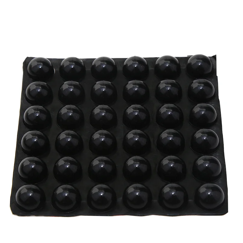 25-100PCS 18*10mm translucent black self-adhesive anti slip Silicone rubber feet pads plastic bumper damper shock absorber