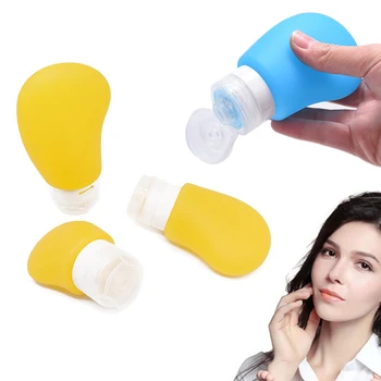 

38/60/90ML Shower Gel Cartoon Silicone Bottle Mango Funny Travel Portable Bottle