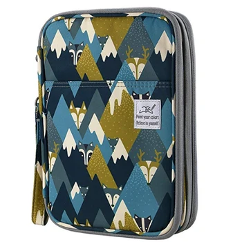 

192 Slots Large Capacity Pencil Bag Case Organizer Cosmetic Bag for Colored Pencil Watercolor Pen Markers Gel Pens Bag