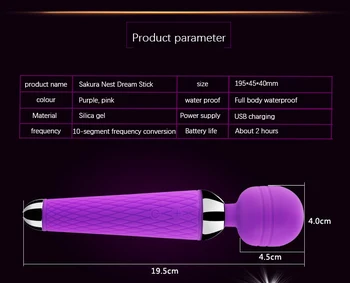 AV Vibrator Wireless Dildos Magic Wand for Women Clitoris Stimulator USB Rechargeable Massager Goods Sex Toys for Adults 18 3