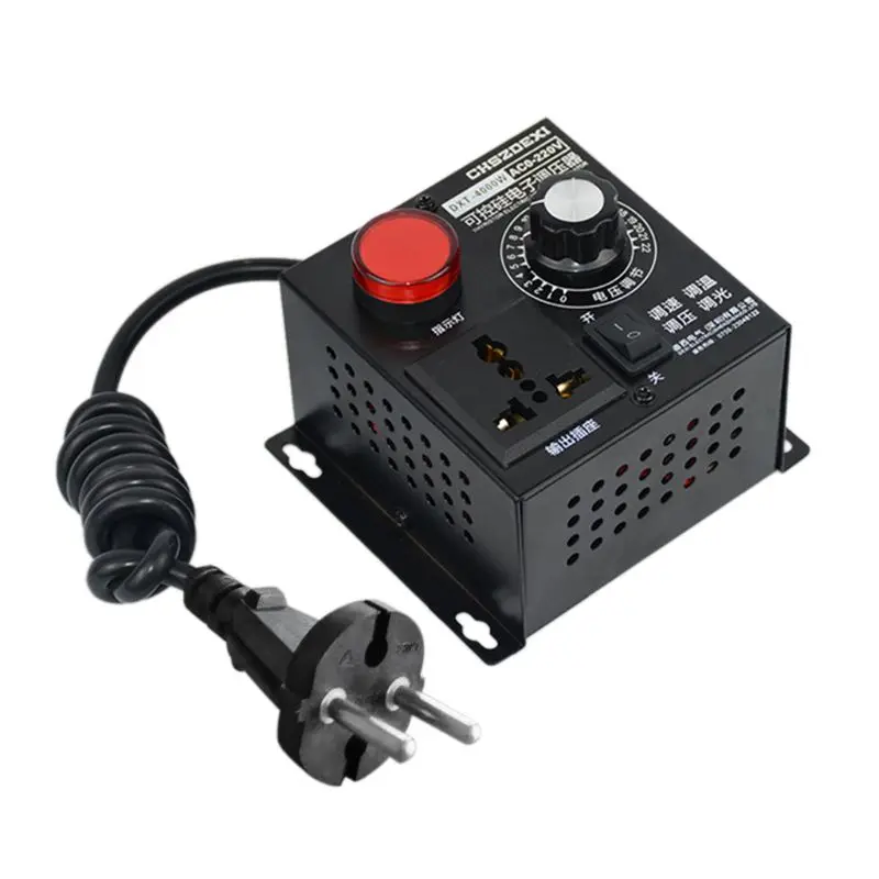 

SCR Electronic Voltage Regulator AC220V 4000W Temp. Motor Fan Speed Controller