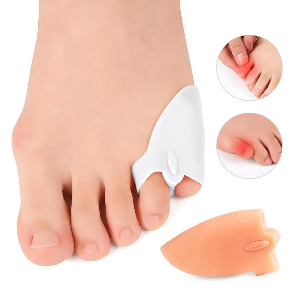 1Pair Little Toe Straightener Soft Silicone Bunion Guard Adjuster Feet Pads Relief Foot Pain Toes Separator Care Tool | Красота и