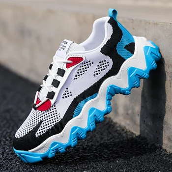 

2020 Running Sneakers Men Shoes Breathable Light Summer Mens Sneakers Thick Bottom Mesh Trainers Man Fashion Jogging Shoes Male