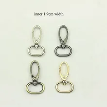 

5pcs 19mm Bag Strap Hook Buckle Metal Swivel Lobster Snap Clasp DIY Webbing Dog Hooks Keychain Trigger Buckles Accessory