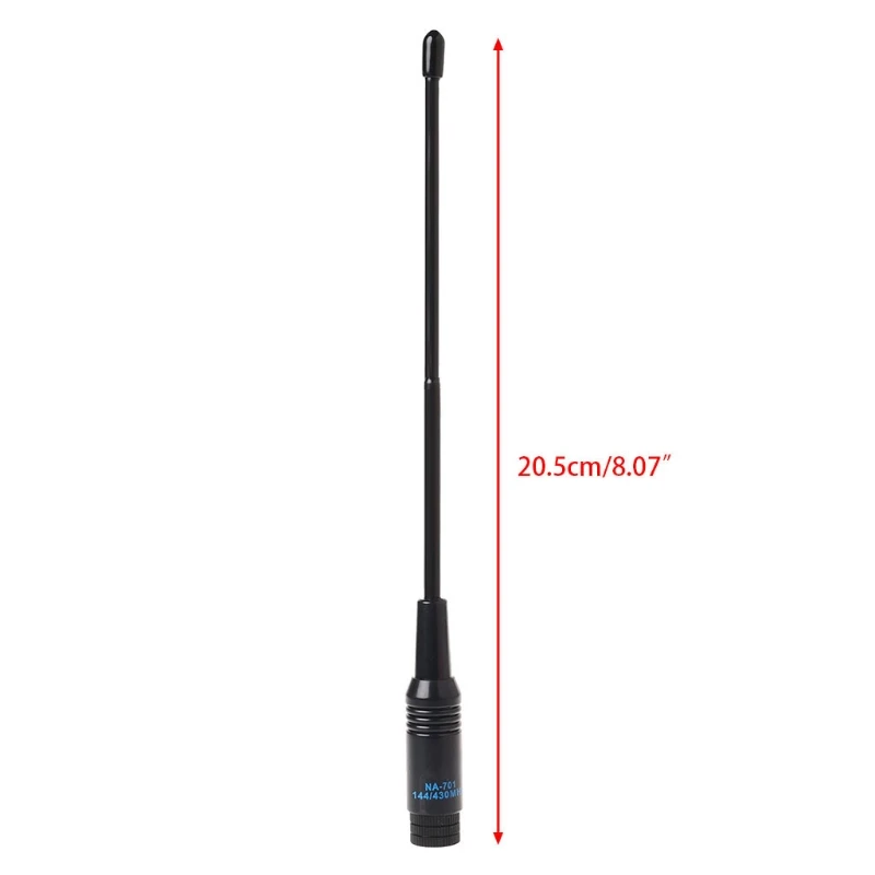 2x SMA-Male гибкая антенна 144/430MHz NA-701 Двухдиапазонная для Yaesu VX-3R7R радио