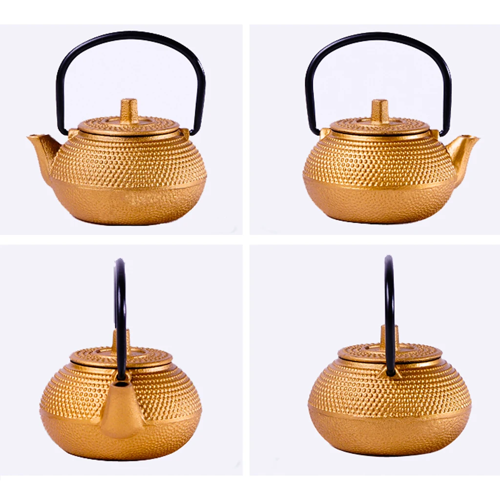 Мини японский стиль литой железный чай чайник Tetsubin маленький чайник чайный горшок 50 мл, легко носить с собой
