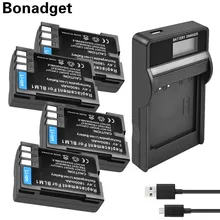 Bonadget BLM-1 Li-Ion Батарея 7,2 V 1800 мА/ч+, ЖК-дисплей Батарея Зарядное устройство с светодиодный для цифровой камеры OLYMPUS BLM1 BLM-1 гранж пуловер высокого качества 1 E-3 E-500 E-30 E-510 E-330