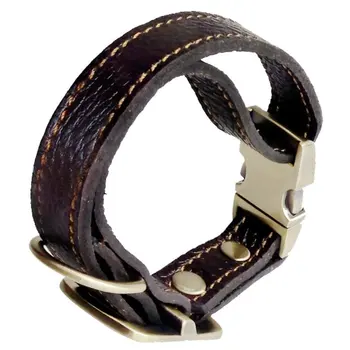 

Dog Collars Personalized Custom Leather Collar For Small Medium Large Dogs Outdoor Leading Accessories Dropshipping