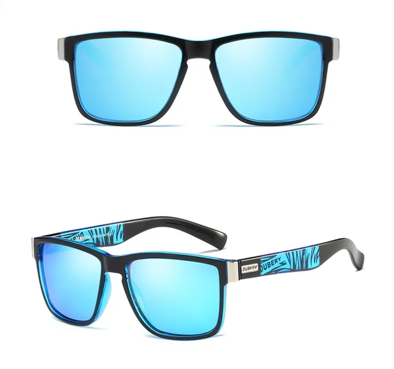 DUBERY, поляризационные солнцезащитные очки, мужские очки для вождения, мужские солнцезащитные очки, Ретро стиль, дешевые, Роскошные, брендовые, дизайнерские, Oculos - Название цвета: B