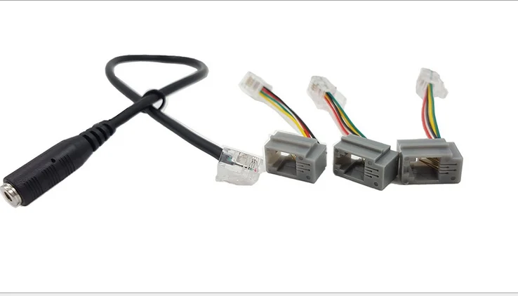 

Адаптер для гарнитуры телефона адаптер для гарнитуры 3,5 с круглым отверстием аудио к rj9 crystal headn cable