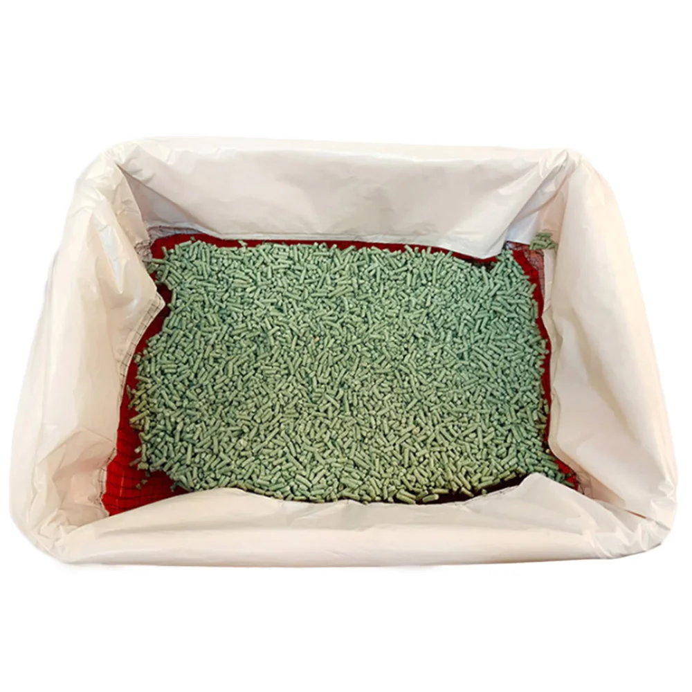

20pcs/set Reusable Cat Feces Filter Net Cats Sifting Litter Tray Liners Elastic Litter Box Liners Cleaning Tools