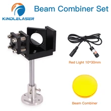 

KINDLELASER Beam Combiner Set 20/25mm ZnSe Laser Beam Combiner + Mount + Laser Pointer for CO2 Laser Engraving Cutting Machine