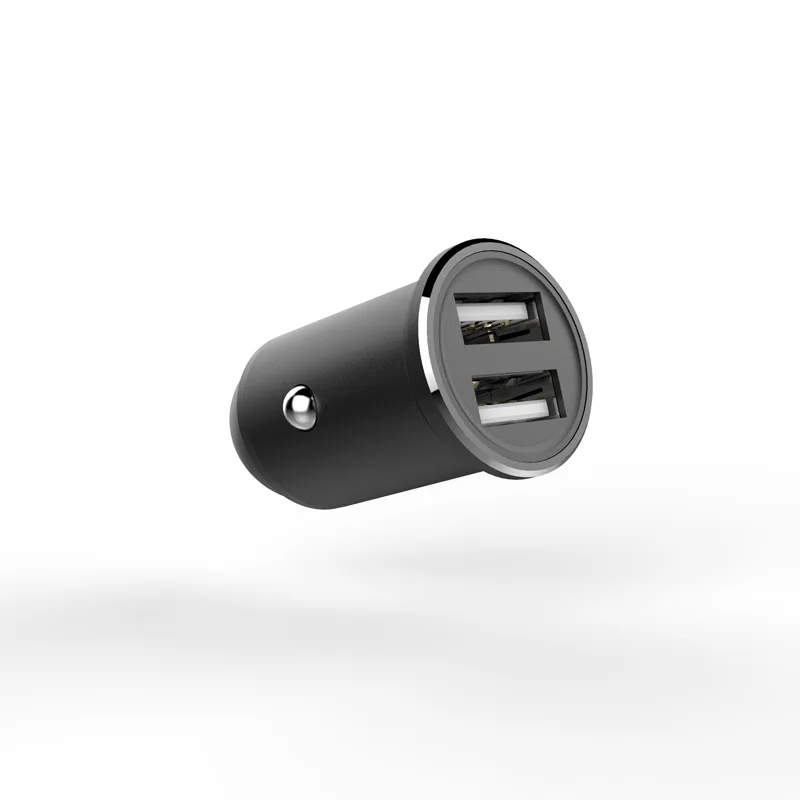 Двойное автомобильное зарядное устройство USB, универсальное автомобильное зарядное устройство для мобильного телефона Xiaomi samsung S8 iPhone 6 6s 7 8 Plus Tablet
