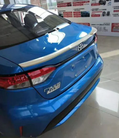 Для toyota corolla спойлер Высокое качество ABS Материал заднее крыло спойлер праймер цвет