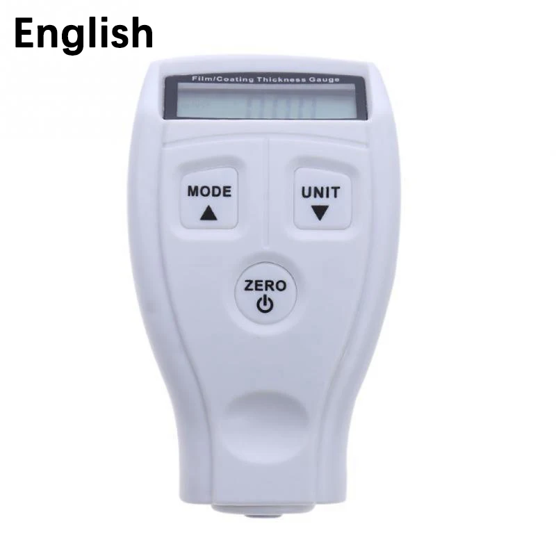 GM200 English Русский GM200 покрытие краски ing толщиномер тестер пленка покрытие автомобиля измерительный прибор краски поверхностные измерительные приборы измерительный метр GM200A - Цвет: GM200 English