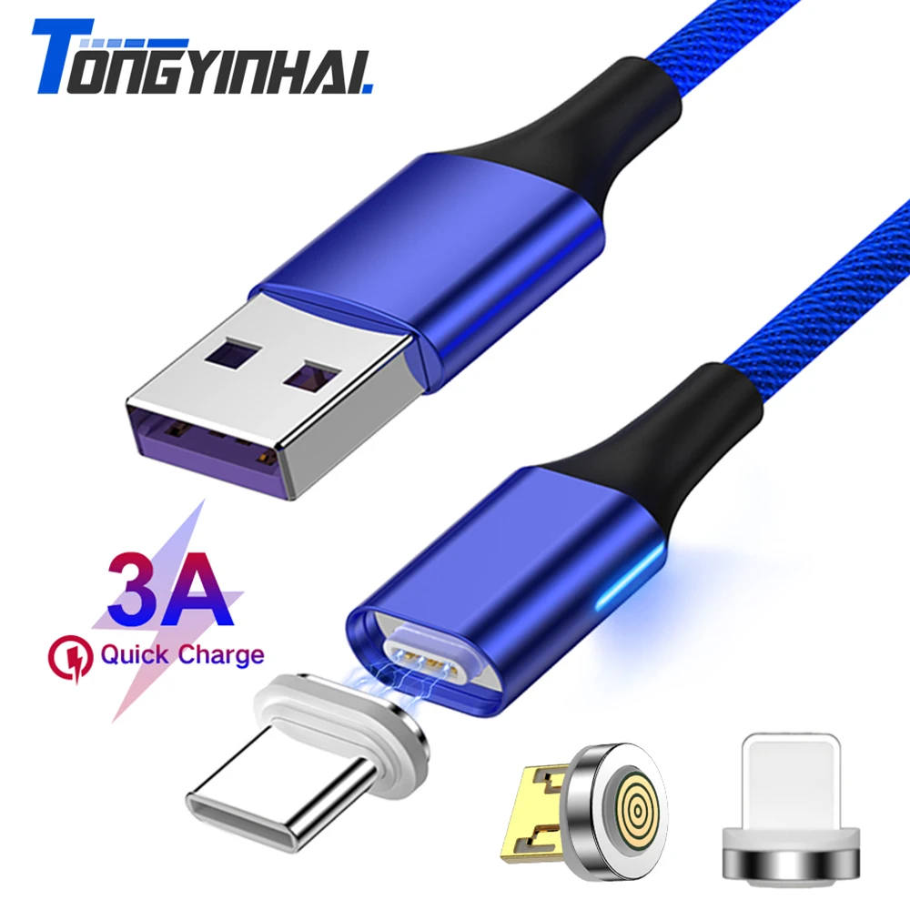Usb C Charge Cable Micro Magnetic For Iphone Android Charging